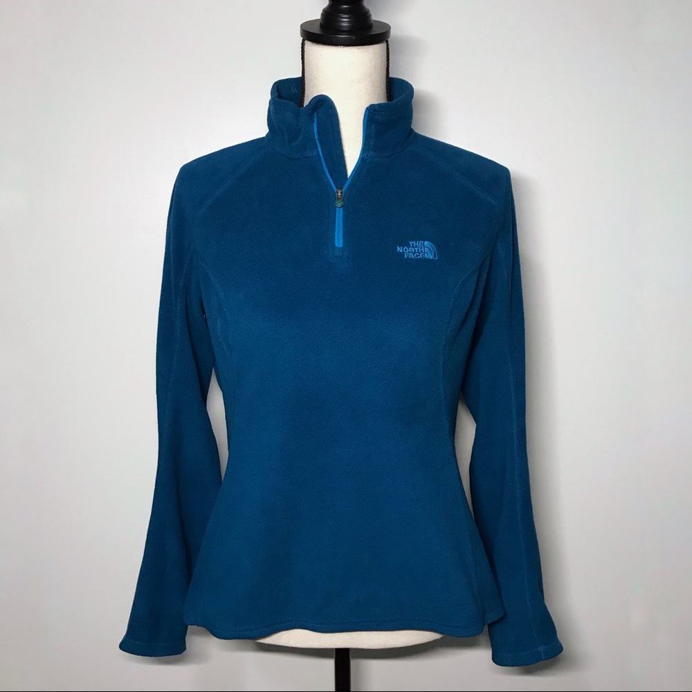 The North Face quarter zip lightweight fleece
